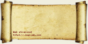 Janko Kačavenda vizit kartica